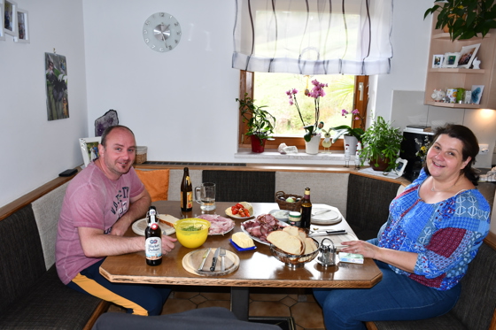 Osterjause bei Fam. Nageler