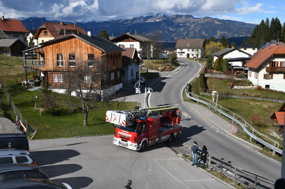 ...samt Drehleiter von der FF Feistritz/Drau